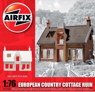 AIRFIX | EUROPEAN COUNTRY COTTAGE RUIN (RESIN READY-MADE) | 1:76