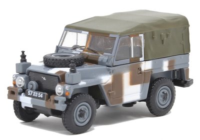 OXFORD DIECAST |  LAND ROVER LIGHTWEIGHT CANVAS BERLIN SCHEME 1992 | 1:76