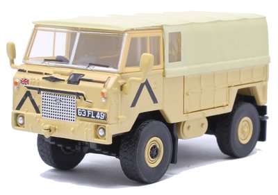 OXFORD DIECAST | LAND ROVER FC GS GULF WAR 1991 | 1:76