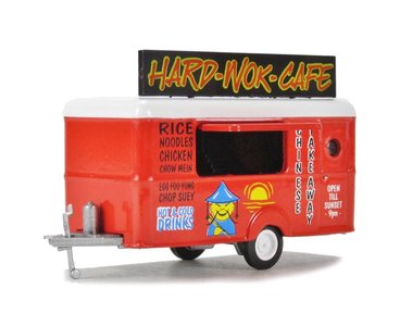 OXFORD DIECAST | HARD WOK CAFE 'MOBILE FOOD TRAILER' | 1:76