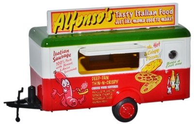 OXFORD DIECAST | ALFONSO'S 'MOBILE FOOD TRAILER' | 1:76