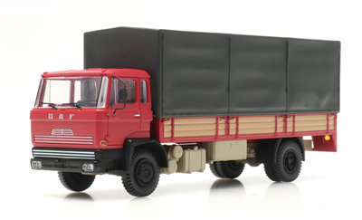 ARTITEC | DAF KANTELCABINE 1970 OPEN BAK HUIF ROOD (READY MADE) | 1:87