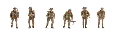 ARTITEC - UK INFANTERY 6 FIGUREN (kant en klaar) - 1:87