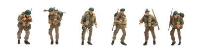 ARTITEC - UK COMMANDO 6 FIGUREN (kant en klaar) - 1:87