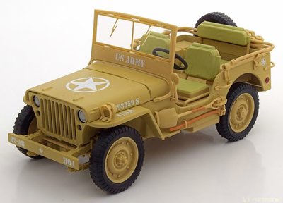 TRIPLE 9 | WILLYS JEEP 'CASABLANCA' DESERT SAND 1943 LIM.ED. | 1:18