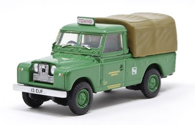 OXFORD DIECAST | LAND ROVER SERIES II LWB CANVAS 'SOUTHDOWN MOTOR SERVICES' 1960 | 1:76