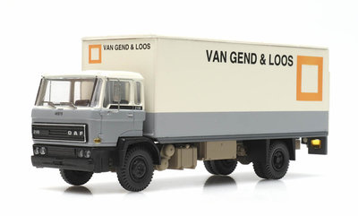 ARTITEC | DAF KANTELCABINE 1982 KOFFEROPBOUW 'VAN GEND & LOOS' (READY-MADE) | 1:87