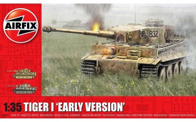 AIRFIX | TIGER I 'EARLY VERSION' MET INTERIEUR (PLASTIC BOUWPAKKET)  | 1:35