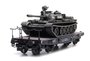 ARTITEC | T-55A NVA EISENBAHNTRANSPORT DDR (READY MADE) | 1:87_