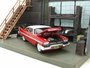 AUTO WORLD | CHRISTINE EVIL PLYMOUTH FURY 1958 & GARAGE DIORAMA | 1:64_