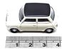 OXFORD DIECAST | MINI COOPER S MKII (WHITE/BLACK) | 1:76_