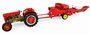 UNIVERSAL HOBBIES | MASSEY FERGUSON 35 DELUXE & MASSAY-HARRIS No 3 TRAIL BALER 1957 | 1:32_