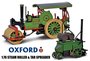 OXFORD DIECAST | AVELING AND PORTER STEAM ROLLER AND TAR SPREADER 1925 | 1:76_