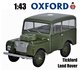 OXFORD DIECAST | LAND ROVER TICKFORD TWO TONE GREEN 1949 | 1:43_