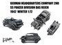 PMA | GERMAN HEADQUARTERS COMPANY 2ND SS PANZER DIVISION DAS REICH 1942 WINTER  (READY-MADE) | 1:72_