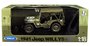 WELLY | WILLYS JEEP 1/4 TON US ARMY (SOFT-TOP CLOSED) 1944 | 1:18_