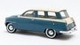 CULT MODELS | SAAB 95 STATION WAGEN WIT/BLAUW 1963 LIM.ED. | 1:18_