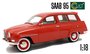 CULT MODELS | SAAB 95 STATION WAGEN ROOD 1963 LIM.ED. | 1:18_