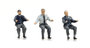 ARTITEC | BUSCHAFFEURS ZITTEND VOOR ACHTER STUUR (READY-MADE) | 1:87_