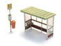 ARTITEC | BUS SHELTER 1970 / '80s-PRESENT | 1:87_