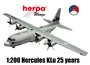 HERPA | LOCKHEED HERCULES C-130H KONINKLIJKE LUCHTMACHT 336 sq. 25 YEARS G-781 | 1:200_