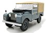 MCG | LAND ROVER SERIES I MET CANVAS DAK (GRIJS)  RHD 1957 | 1:18 _