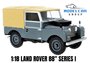 MCG | LAND ROVER SERIES I MET CANVAS DAK (GRIJS)  RHD 1957 | 1:18 _