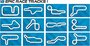 SCALEXTRIC | ARC AIR GT CHALLENGE WORLD GT (MERCEDES GT3 VS FORD GT GTE) RACEBAAN | 1:32_