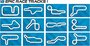 SCALEXTRIC | ARC AIR GT CHALLENGE WORLD GT (MERCEDES GT3 VS FORD GT GTE) RACEBAAN | 1:32_