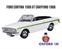 OXFORD | FORD CORTINA MKII CRAYFORD CABRIO WIT 1968 | 1:43_