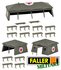 FALLER | TENTEN MILITAIR MEDISCH MET RODE KRUIS 3 STUKS  | 1:87_