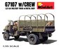 MINIART | CHEVROLET G7107 w/CREW 1.5T 4X4 MILITARY TRUCK w/METAL BODY | 1:35_