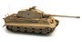 ARTITEC - Tiger II Henschel Zimmerit geel kant en klaar model - 1:87 _