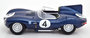 CMR | JAGUAR D-TYPE SHORT NOSE NR.4 BLAUW 24H WINNER LE MANS 1956 | 1:18_