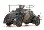 ARTITEC - Sd.Kfz 223, 4-rad, Funkwagen MG34 Grijs kant en klaar model - 1:87 _