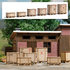 BUSCH | PALLETS MET HOUTEN KISTEN 6 STUKS (ECHT HOUT) | 1:87_