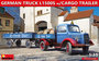 MINIART | MERCEDES L1500S GERMAN CARGO TRUCK W/TRAILER  | 1:35_