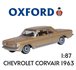 OXFORD DIECAST | CHEVROLET CORVAIR COUPE (SADDLE TAN) 1963 | 1:87_