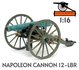 GUNS OF HISTORY | NAPOLEON CANNON 12 POUNDER (MODELBOUWDOOS) | 1:16_