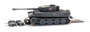 ARTITEC | TIGER I GRAU  EISENBAHNTRANSPORT (READY-MADE) | 1:87_