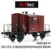 ARTITEC | DG 523-5 NS BEGELEIDINGSWAGEN BIJZONDER VERVOER BRUIN PERIODE IV | 1:87_