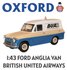 OXFORD | FORD ANGLIA VAN 'BRITISH UNITED AIRWAYS'  1960 | 1:43_