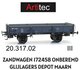 ARTITEC | ZANDWAGEN 172458 ONBEREMD GLIJLAGERS DEPOT MAARN III | 1:87_