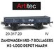 ARTITEC | ZANDWAGEN 140-7 ROLLAGERS NS-LOGO DEPOT MAARN IV | 1:87_