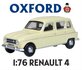 OXFORD | RENAULT 4 BEIGE | 1:76_