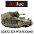 ARTITEC | SD.KFZ. 124 WESPE CAMO (READY-MADE) | 1:87_