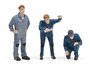 SCHUCO | LANZ BULLDOG + VOLKSWAGEN T1B EN 3 FIGUREN 'LANZ SERVICE SET' | 1:32_