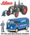 SCHUCO | LANZ BULLDOG + VOLKSWAGEN T1B EN 3 FIGUREN 'LANZ SERVICE SET' | 1:32_