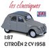 SAI | CITROËN 2 CV AZLP GESLOTEN DAK 1958 (LES CLASSIQUES) | 1:87_