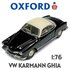 OXFORD | VW KARMANN GHIA BLACK | 1:76_
